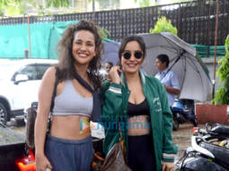 Photos: Neha Sharma and Aisha Sharma spotted at the gym in Bandra