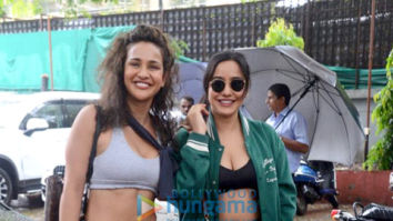 Photos: Neha Sharma and Aisha Sharma spotted at the gym in Bandra