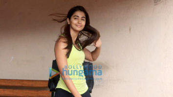 Photos: Pooja Hegde snapped outside the gym in Santacruz