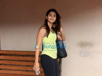 Photos: Pooja Hegde snapped outside the gym in Santacruz