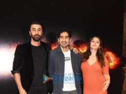 Photos: Ranbir Kapoor, Alia Bhatt and others attend the fan screening of Brahmāstra