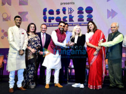 Photos: Ranveer Singh snapped at the inaugural event of FICCI Frames Fast Track 2022