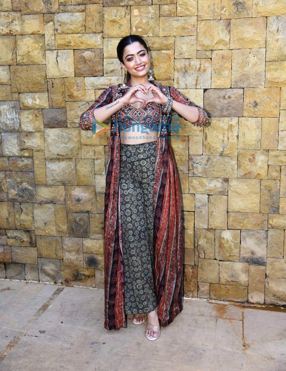 Photos: Rashmika Mandanna snapped at Goodbye promotions Photos: Rashmika Mandanna snapped at Goodbye promotions