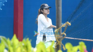 Photos: Rhea Chakraborty snapped playing Tennis
