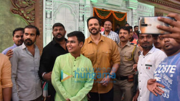 Photos: Rohit Shetty at Ashish Shelar Ganpati ji Pandal Bandra