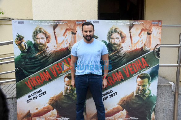 photos saif ali khan bhushan kumar and others snapped at vikram vedha trailer launch 1