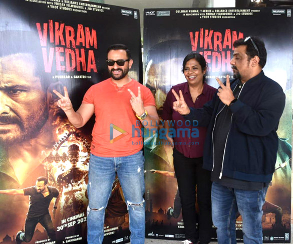photos saif ali khan pushkar gayatri snapped at sun n sand for vikram vedha promotions 2