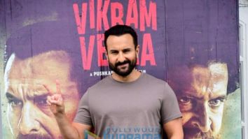 Photos: Saif Ali Khan promotes Vikram Vedha at Taj Lands End, Bandra