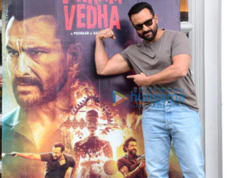 Photos: Saif Ali Khan promotes Vikram Vedha at Taj Lands End, Bandra