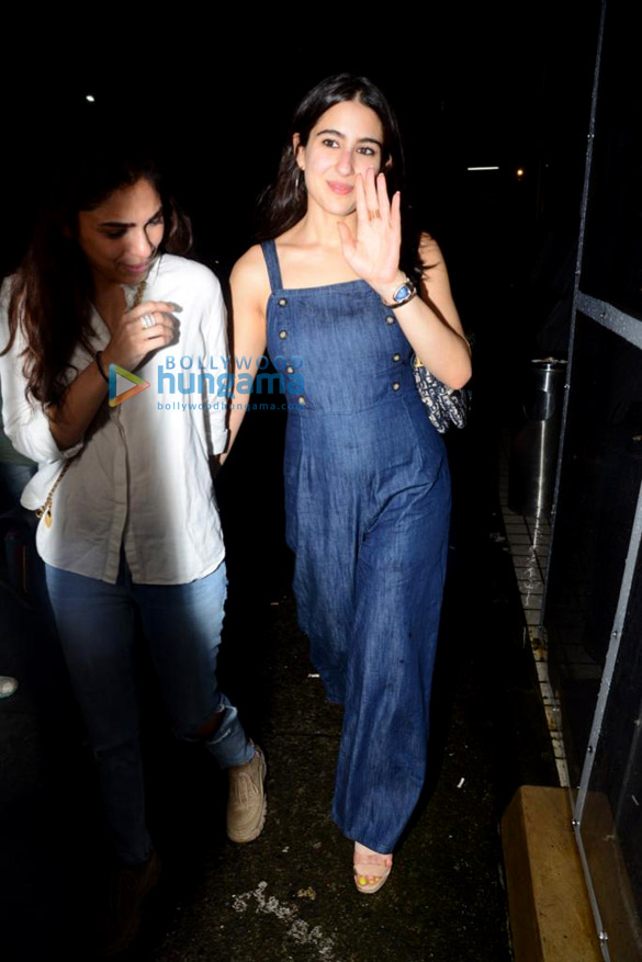 Photos: Sara Ali Khan and Sharmin Segal snapped at Bastian in Worli