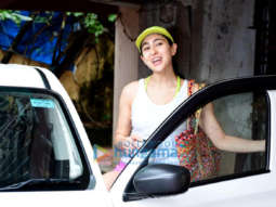 Photos: Sara Ali Khan spotted outside a pilates studio