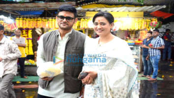 Photos: Shweta Tiwari and Manav Gohil snapped at Siddhivinayak Temple