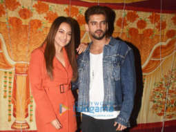 Photos: Sonakshi Sinha and Zaheer Iqbal snapped at the promotions of their song Blockbuster