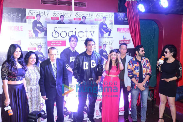 Photos: Sonu Sood snapped at cover launch of Society Achievers Photos: Sonu Sood snapped at cover launch of Society Achievers