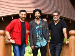 Photos: Sunny Deol, Dulquer Salmaan and R. Balki spotted for Chup promotions at JW Marriott