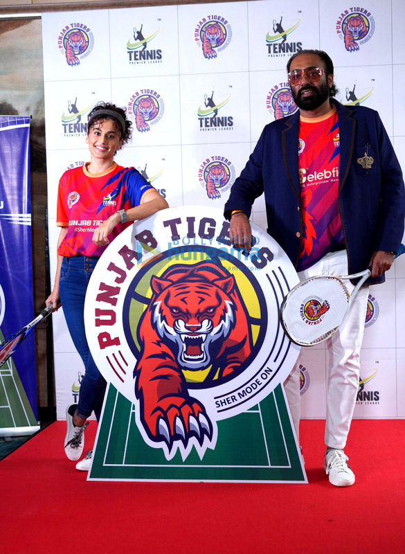 photos taapsee pannu graces the grand launch of team punjab tigers 1