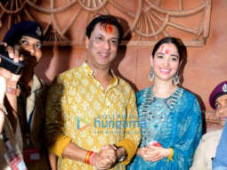 Photos: Tamannaah Bhatia and Madhur Bhandarkar snapped at Lalbaugcha Raja to seek blessings after of Babli Bouncer trailer launch