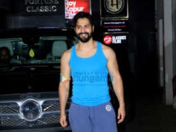 Photos: Varun Dhawan snapped outside his gym in Khar