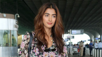 Pooja Hegde clicked at the airport in flowy floral outfit