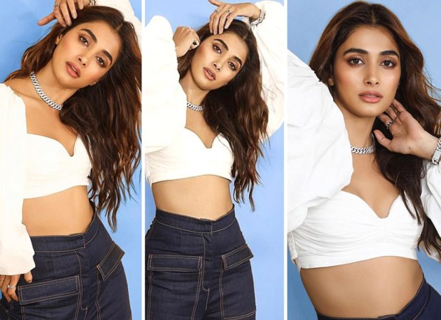 Pooja Hegde's stylish western look in a crop top-cargo pants for