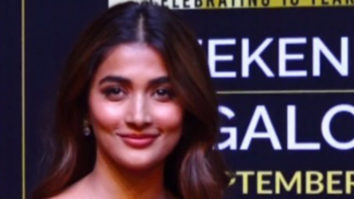 Pooja Hegde looks stunning in pink voluminous outfit