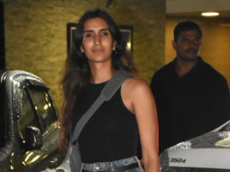 Pragya Kapoor poses for paps at Chunky Pandey’s birthday bash