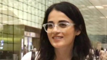Radhika Madan snapped at the airport in white sweatshirt