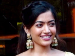 Rashmika Mandanna looks absoultely cute in yellow traditional outfit