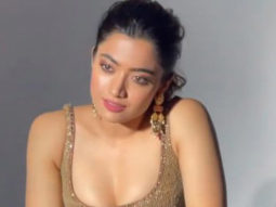 Rashmika Mandanna looks like a goddess in golden lehenga
