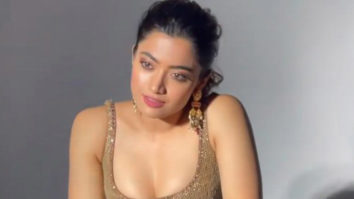 Rashmika Mandanna looks like a goddess in golden lehenga