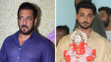 Salman Khan bids adieu to Ganpati Bappa; attends visarjan at Arpita Khan and Aayush Sharma’s residence 