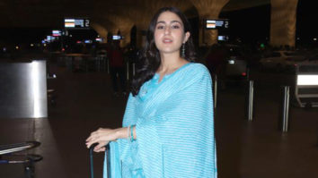 Sara Ali Khan snapped in a desi look at the airport