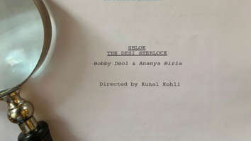 On the set of the movie Shlok The Desi Sherlock