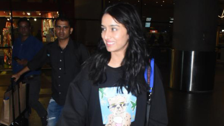 Shraddha Kapoor snapped at the airport in comfy outfit
