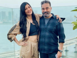 Shruti Haasan grooves on dad Kamal Haasan’s popular track in a black latex jumpsuit at a garage; watch