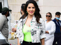Sunny Leone looks dazzling as ever with a pop of neon