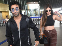 Tara Sutaria and Aadar Jain snapped together at the airport