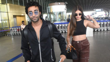 Tara Sutaria and Aadar Jain snapped together at the airport