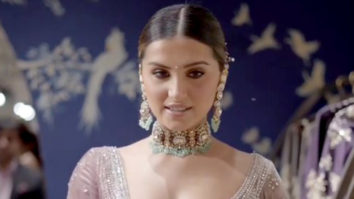Tara Sutaria looks like a perfect bride with sleek bun and lehenga