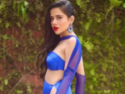Uorfi Javed looks sizzling in blue outfit and red lip