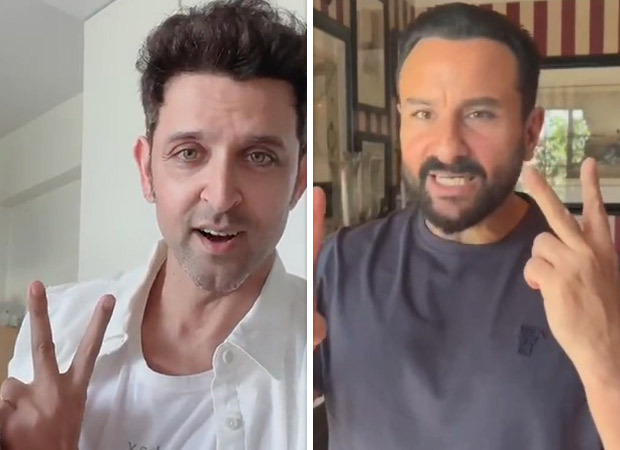 Vikram Vedha: Hrithik Roshan and Saif Ali Khan share how fans can be part of the trailer preview