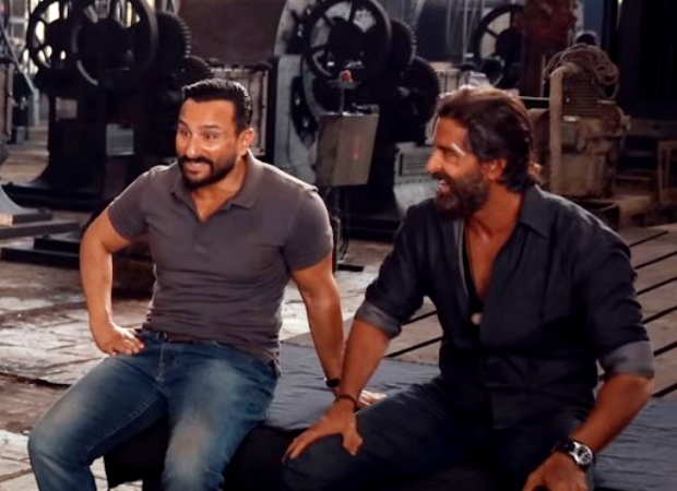 Vikram Vedha: Hrithik Roshan and Saif Ali Khan seen immersed in intense drama, action in behind-the-scenes video