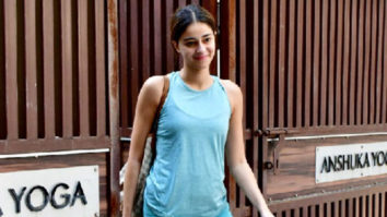 Ananya Panday snapped post yoga session
