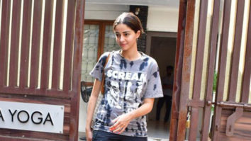 Ananya Panday snapped post yoga session