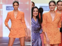 Ananya Panday steals the show on Day 4 at LFW 2022 as she walks the ramp in sultry mini blazer dress for Pankaj and Nidhi