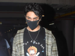 Aryan Khan snapped at the airport in casual outfit