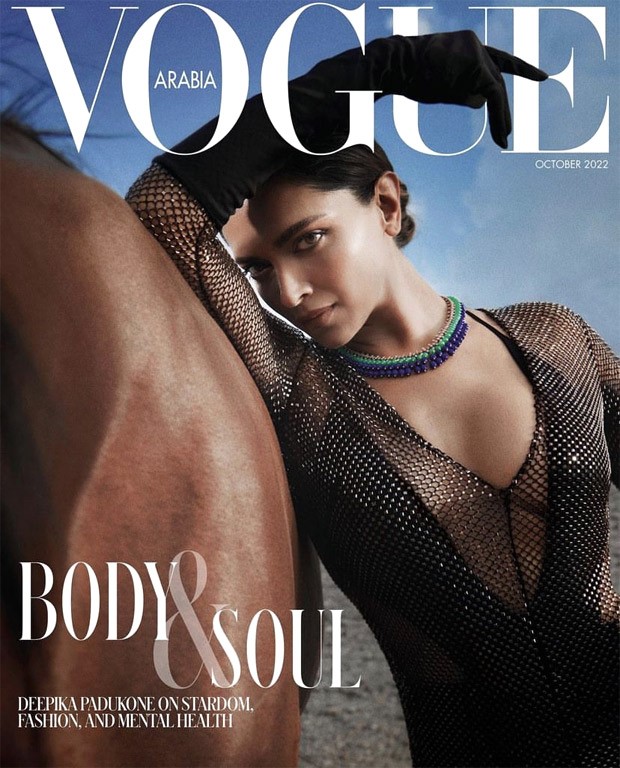 Deepika Padukone embodies flamboyance on the cover of Vogue Arabia magazine’s October issue