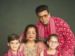 Diwali 2022: Karan Johar shares family portrait with mother Hiroo and twins Roohi and Yash, see photos