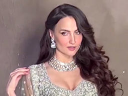 Elli AvRam looks beautiful in mint green lehenga