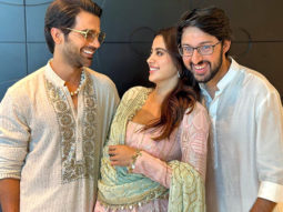 Janhvi Kapoor and Rajkummar Rao share Diwali wishes as they pose with Mr. and Mrs. Mahi director